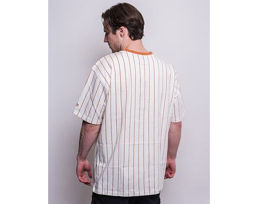 Triko New Era Oversized Pinstripe Toffee / Off White