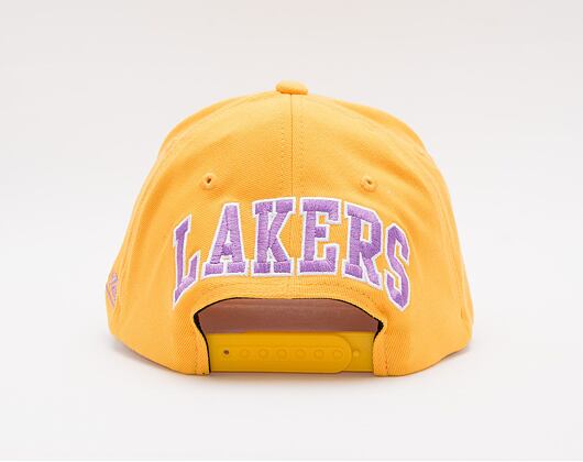 Kšiltovka Mitchell & Ness Los Angeles Lakers Solid Redline Dropback Yellow