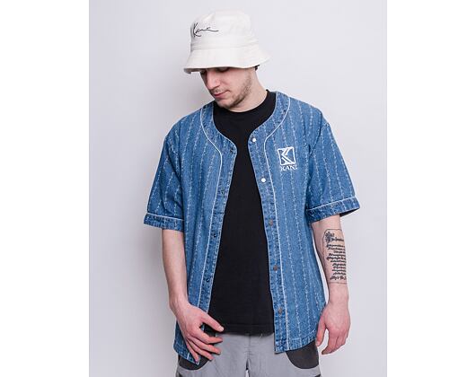 Dres Karl Kani OG Denim Baseball Jersey Blue 6035463