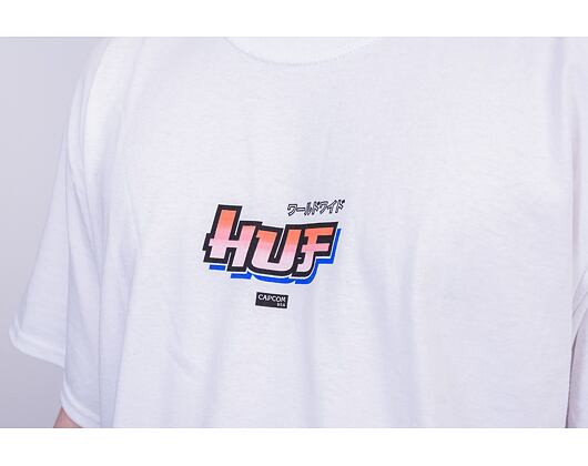 Triko HUF Street Fighter Chun-Li & Cammy T-Shirt White