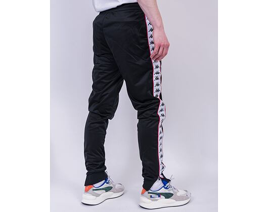 Tepláky Kappa 222 Banda Rastoria Slim C1D Black/Red/White