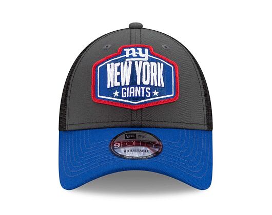Kšiltovka New Era 9FORTY NFL 21 Draft New York Giants Snapback Heather Grey / Team