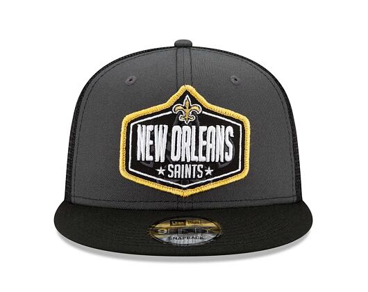 Kšiltovka New Era 9FIFTY NFL 21 Draft New Orleans Saints Snapback Heather Grey / Team
