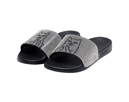 Pantofle RIP N DIP Lord Nermal Slides RND5024 Rhinestone Black