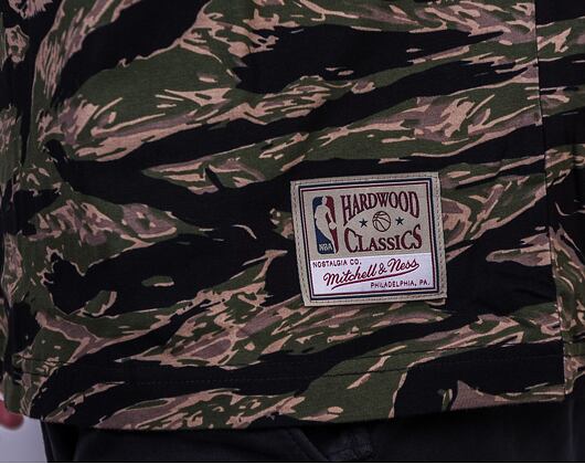 Triko Mitchell & Ness Chicago Bulls Tiger Camo Oversized Tee