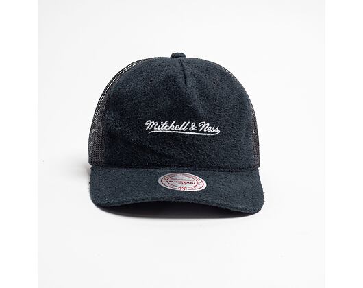 Kšiltovka Mitchell & Ness Branded Suede Trucker Black