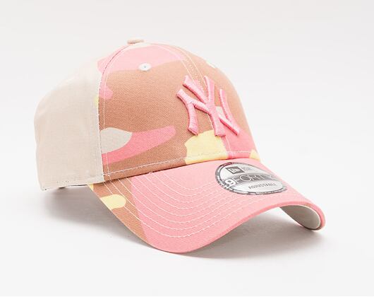 Kšiltovka New Era 9FORTY MLB Camo Pack New York Yankees Strapback Stone