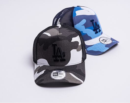 Kšiltovka New Era 9FORTY Trucker MLB Camo Pack Los Angeles Dodgers Snapback Navy
