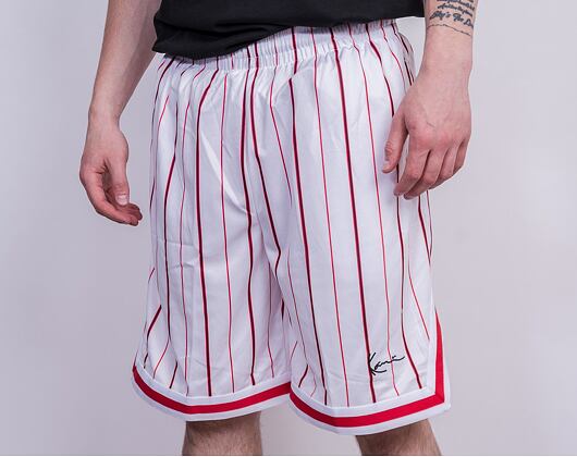 Kraťasy Karl Kani KK Small Signature Pinstripe Mesh Shorts 6013194 White