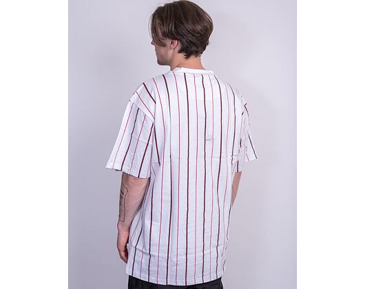 Triko Karl Kani KK Small Signature Pinstripe Tee 6030278 White