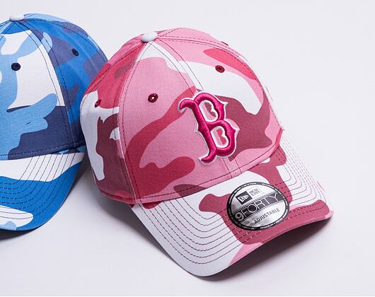 Kšiltovka New Era 9FORTY MLB Camo Pack Boston Red Sox Strapback Maroon