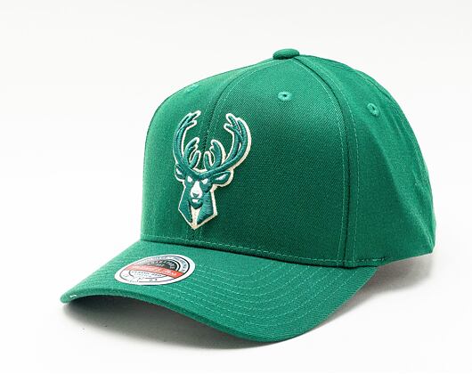 Kšiltovka Mitchell & Ness SAINT REDLINE MILWAUKEE BUCKS KELLY GREEN 6HSRLS21HW028-MBUKYGN