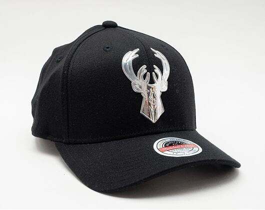 Kšiltovka Mitchell & Ness Cyber Redline Snapback Milwaukee Bucks Black