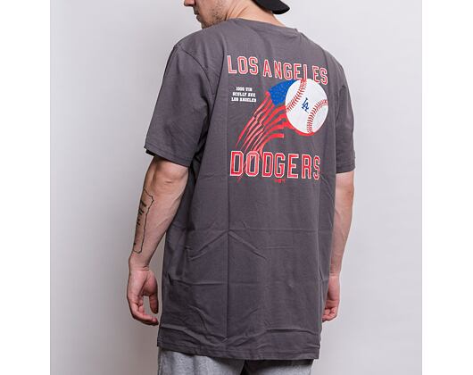 Triko New Era MLB Baseball Graphic Tee Los Angeles Dodgers Graphite