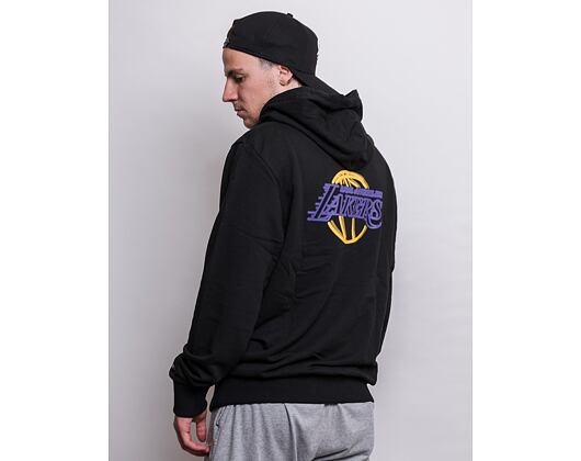 Mikina New Era NBA Neon Pull Over Hoody Los Angeles Lakers Black