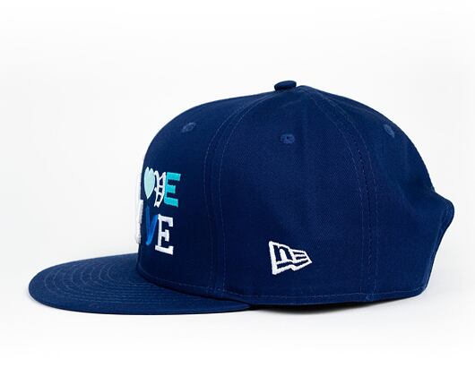 Kšiltovka New Era 9FIFTY Los Angeles Dodgers × Under Native Love Wave Snapback Blue
