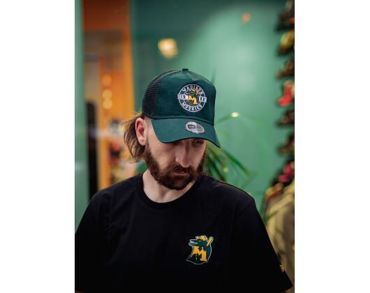 Triko New Era Minor League Heritage Patch Tee Madison Muskies Black