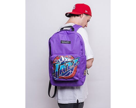 Batoh Mitchell & Ness Utah Jazz Backpack Purple