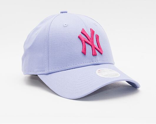 Dámská kšiltovka New Era 9FORTY Womens MLB League Essential New York Yankees Strapback Lavender