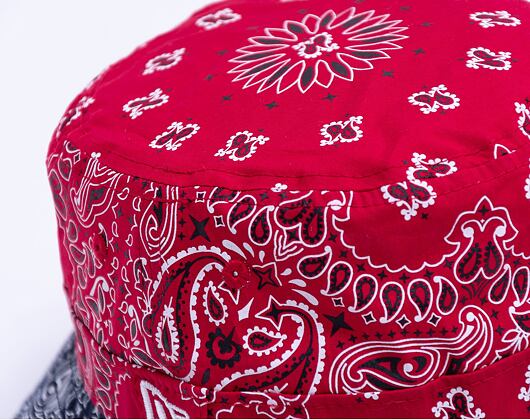 Klobouk New Era Paisley Bucket Scarlet