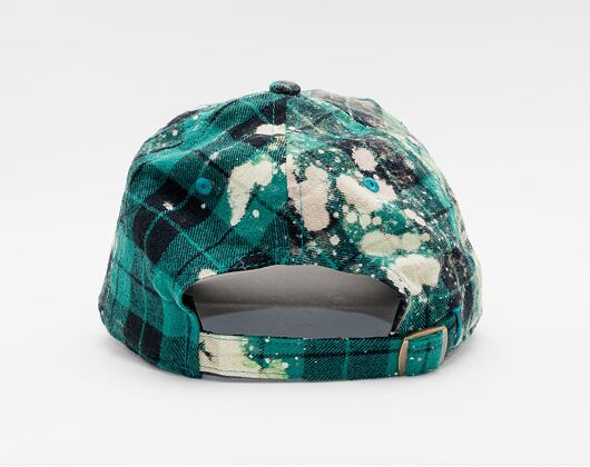 Kšiltovka New Era Casual classic MLB Wash check New York Yankees Strapback Dark Green