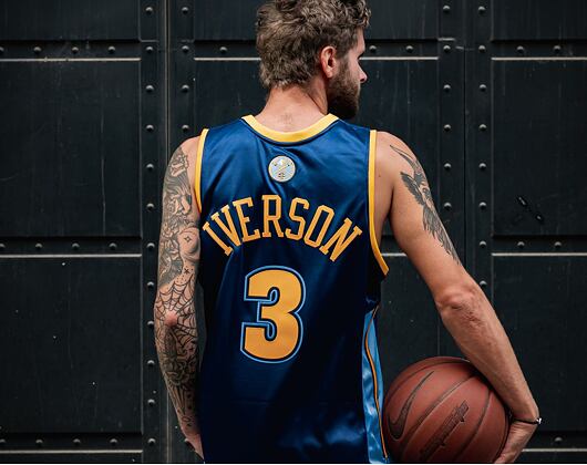Dres Mitchell & Ness Authentic Allen Iverson Denver Nuggets 2006-07 Jersey