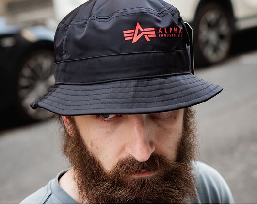 Klobouk Alpha Industries Utility Bucket Hat 116911 Black / Red