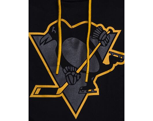 Mikina '47 Brand NHL Pittsburgh Penguins Imprint Burnside Hood Jet Black
