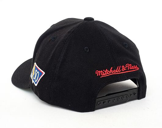 Kšiltovka Mitchell & Ness Los Angeles Clippers 50th Anniversary Patch 110 Snapback Black