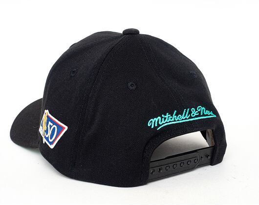 Kšiltovka Mitchell & Ness San Antonio Spurs 50th Anniversary Patch 110 Snapback Black