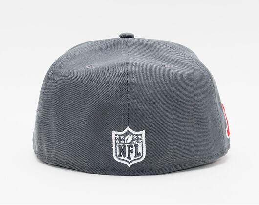 Kšiltovka New Era 59FIFTY NFL Official Team Colors New England Patriots Grey