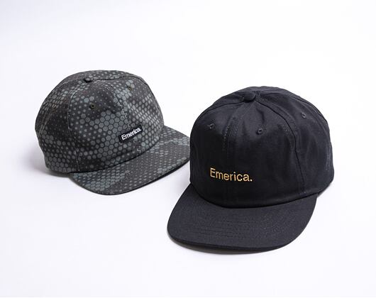 Kšiltovka EMERICA Pure Gold Dad Hat Black