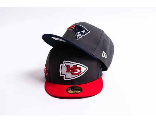 Kšiltovka New Era 59FIFTY NFL Official Team Colors Kansas City Chiefs Grey