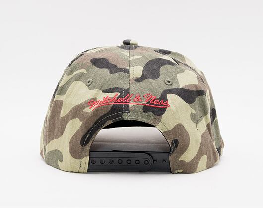 Kšiltovka Mitchell & Ness Los Angeles Clippers Woodland Desert Stretch Snapback Camo Woodland