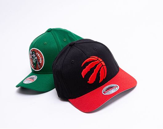 Kšiltovka Mitchell & Ness Toronto Raptors Wool 2 Tone Redline Stretch Snapback Black / Red