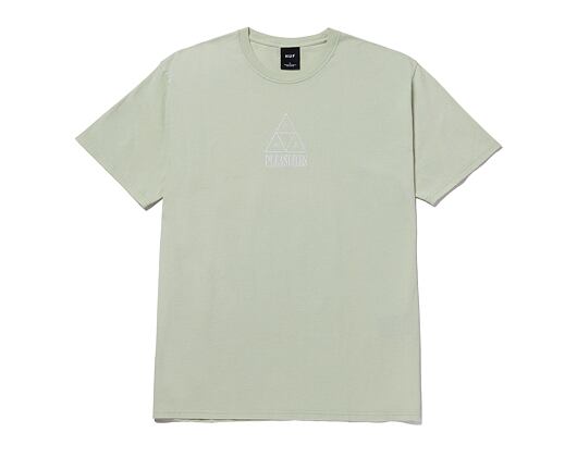Triko HUF × Pleasures Dyed T-Shirt Green