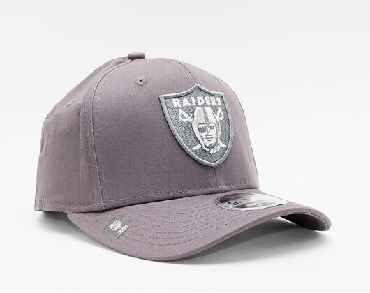 Kšiltovka New Era 9FIFTY Stretch-Snap NFL League Essential Las Vegas Raiders Grey Heather