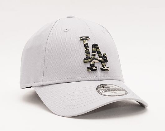 Dětská kšiltovka New Era 9FORTY MLB Wild Camo Los Angeles Dodgers Grey