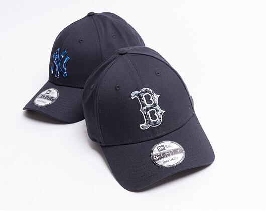 Kšiltovka New Era 9FORTY Camo Boston Red Sox Strapback Navy / Moonland Camo