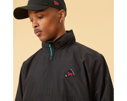 Bunda New Era Contemporary Cargo Windbreaker Black / Muave Blue