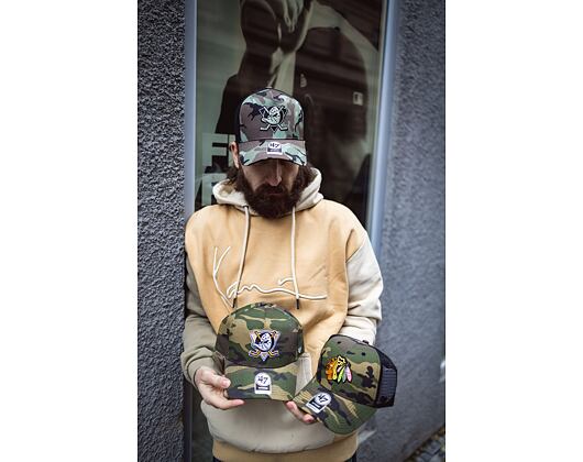 Kšiltovka 47 Brand Anaheim Ducks Branson MVP Trucker Camo