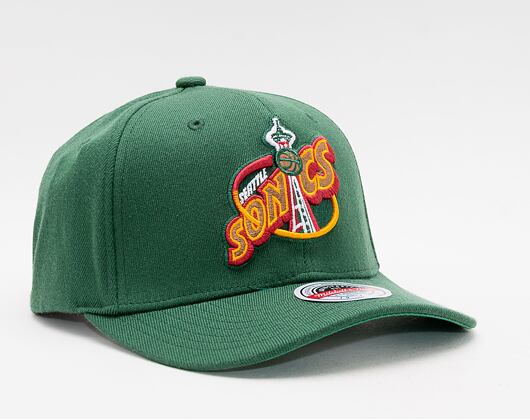 Kšiltovka Mitchell & Ness Team Ground 2.0 Stretch Snapback HWC Seattle Supersonics Green