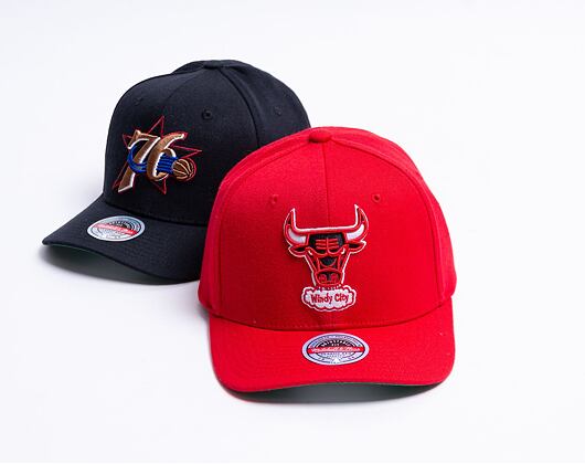 Kšiltovka Mitchell & Ness Team Ground 2.0 Stretch Snapback HWC Chicago Bulls Red