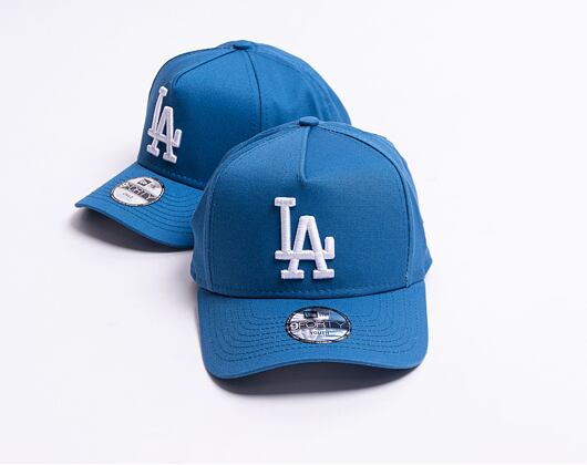 Dětská kšiltovka New Era 9FORTY Kids A-Frame Color Essential Los Angeles Dodgers Snapback Blue