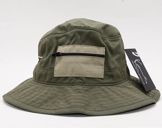 Klobouk Karl Kani Signature Fisher Hat dark military green