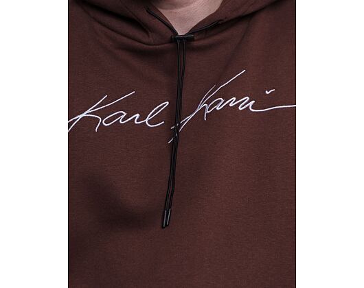 Mikina Karl Kani Autograph OS Hoodie brown