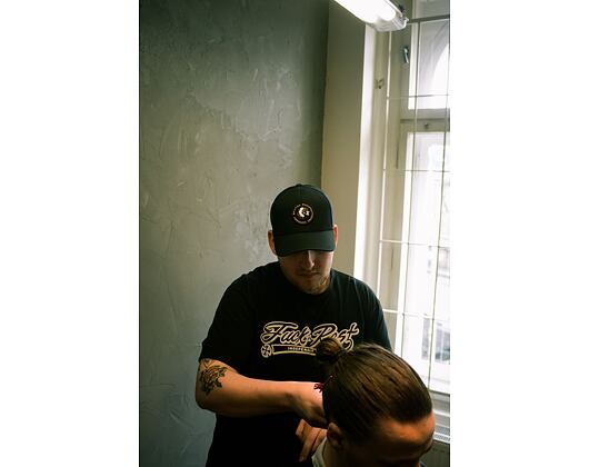 Kšiltovka Brixton Rival Stamp X MP Mesh Cap Black