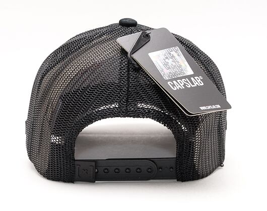 Kšiltovka Capslab DC Cmics - Batman Trucker Black & White - Black / White