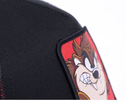 Kšiltovka Capslab - Trucker Looney Tunes - Taz - Black / Red