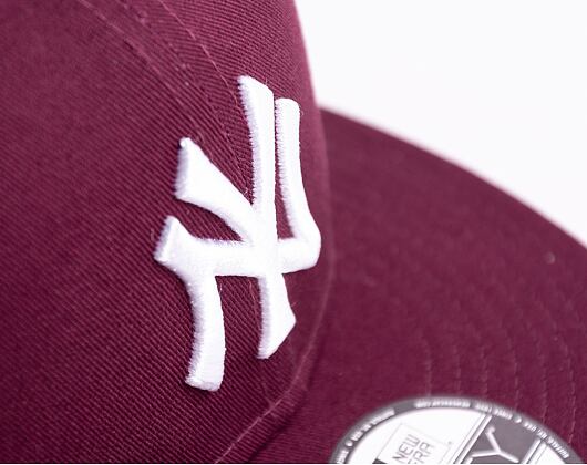 Kšiltovka New Era 9FIFTY MLB Color New York Yankees Snapback Maroon